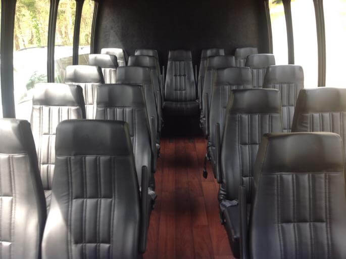 Evansville 30 Passenger Shuttle Bus Interior