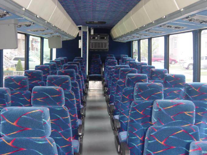 Fishers 35 Passenger Shuttle Bus Interior