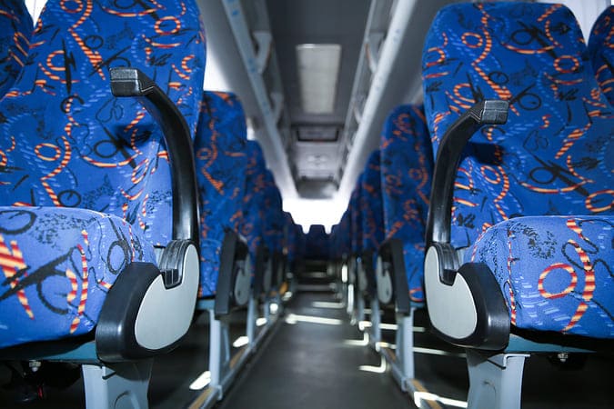 Evansville 47-56 Passenger Charter Buses Interior