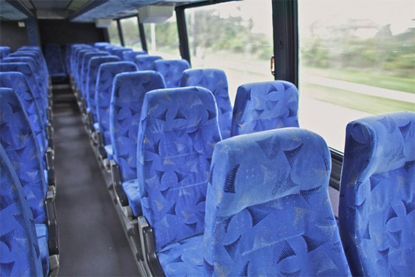Evansville 56 Passenger Motor Coaches Interior